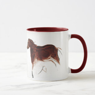 Mug Peinture de caverne vintage de cheval sauvage