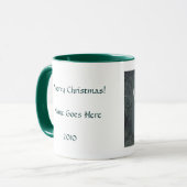 Mug Peinture de cerfs communs de mâle et de daine (Devant gauche)