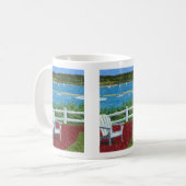 Mug Peinture de chaise Adirondack (Devant gauche)