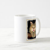 Mug Peinture de chat Mad - Cute Original Cat Art (Devant droit)