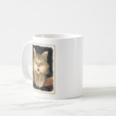 Mug Peinture de chat Mad - Cute Original Cat Art (Devant gauche)