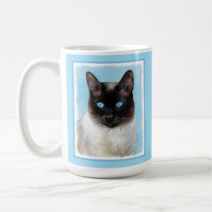 Mug Peinture de chats de Siamese - Cute Original Cat A