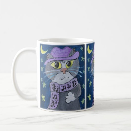 Mug Peinture de chats Jazzy (Gauche)