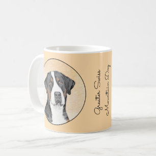 Mug Peinture de Chien de Montagne - Art original