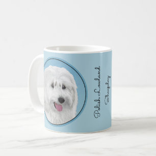 Mug Peinture de chien des lowland polonais - Art du ch