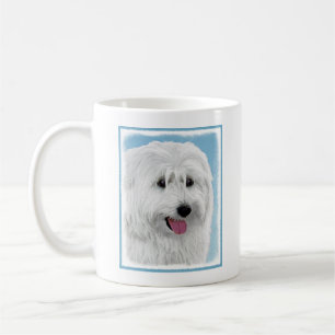 Mug Peinture de chien des lowland polonais - Art du ch