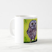 Mug Peinture de chouette (Devant gauche)