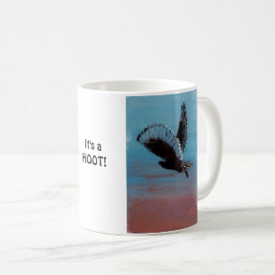 Mug Peinture de Chouette Sunrise "c'est un hoot"!