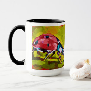 Mug Peinture de coccinelle - Cadeau pour les amateurs
