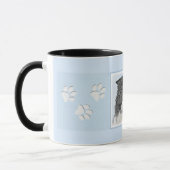 Mug Peinture de collie frontalière - Belle art origina (Gauche)