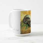 Mug Peinture de crâne, Van Gogh - Peinture célèbre (Devant gauche)