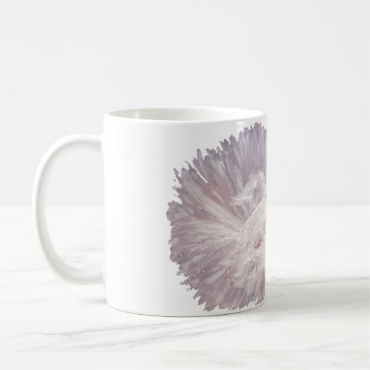 Mug Peinture de cygne de danseuse de ballet (Gauche)