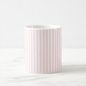 Mug Peinture de danseuse ballerine rayure rose (Centre)