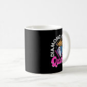 Mug Peinture de diamant Artiste de diamant Reine (Devant droit)