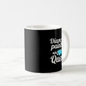 Mug Peinture de diamant Queen Diamond Peinture Lover (Devant droit)