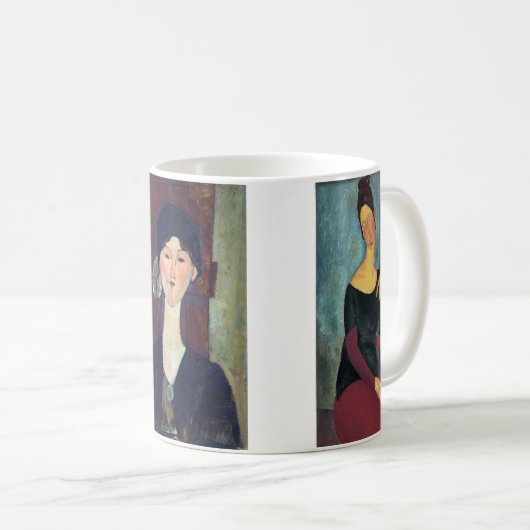 Mug Peinture de femmes par Amedeo Modigliani (Devant droit)