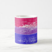 Mug Peinture de fierté bisexuelle (Centre)