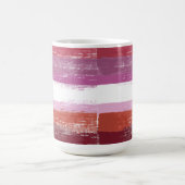Mug Peinture de fierté lesbienne (Centre)