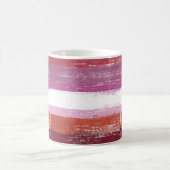 Mug Peinture de fierté lesbienne (Centre)