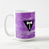 Mug Peinture de fierté lesbienne (Labrys) (Gauche)