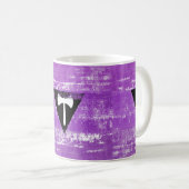 Mug Peinture de fierté lesbienne (Labrys) (Devant droit)