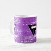 Mug Peinture de fierté lesbienne (Labrys) (Devant gauche)