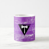 Mug Peinture de fierté lesbienne (Labrys) (Centre)