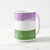 Mug Peinture de fierté Queer (Devant droit)