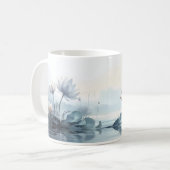 Mug Peinture De Fleur De Lotus (Devant gauche)
