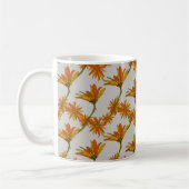 Mug Peinture de fleurs Fleurs Fleurs Faisées Orange Ja (Gauche)