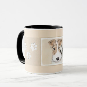 Mug Peinture de Fox Terrier de fil - art original
