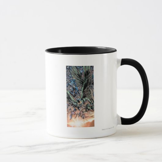 Mug Peinture de groupe de nuit la plus noire - Couleur (Droite)