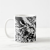 Mug Peinture de groupe de nuit Noir et Blanc (Gauche)