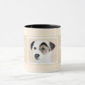 Mug Peinture de Jack Russell Terrier de pasteur - art (Centre)