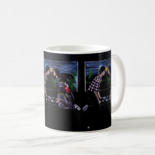 Mug Peinture de la cérémonie du thé japonaise par Alfr