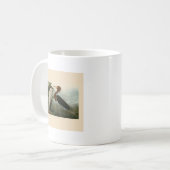Mug Peinture de la faune d'Audubon Heron violet (Devant gauche)