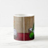 Mug Peinture de la fête tropicale de l'inséparable par (Centre)