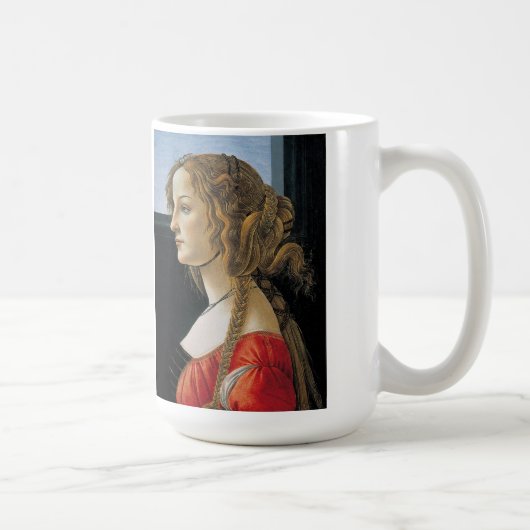 Mug Peinture de la Renaissance de Botticelli (Droite)