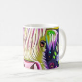 Mug Peinture de la vache des Highlands (Devant droit)