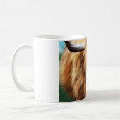 Mug Peinture de la vache des Highlands (Gauche)