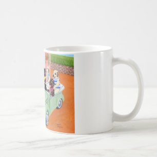 Mug Peinture de Labradors d'amusement de taco