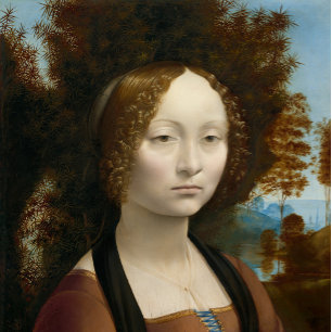 Mug Peinture de Léonard de Vinci représentant Ginevra