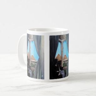 Mug Peinture de l'hôtel Pyramisa par Alfred Fox