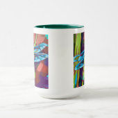 Mug Peinture de libellule - Cadeau pour les amateurs d (Centre)