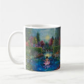 Mug Peinture de nature - dame de jardin de lotus (Gauche)