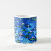 Mug Peinture de nénuphar, art de fleur, fleurs (Centre)