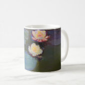 Mug Peinture de nénuphars d'étang de Monet (Devant droit)