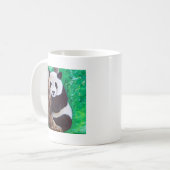 Mug Peinture de panda dans un arbre (Devant gauche)