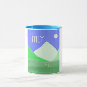 Mug peinture de paysage italie (Centre)