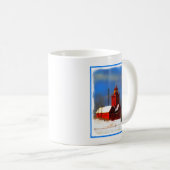 Mug Peinture de phare rouge - Art original (Devant droit)